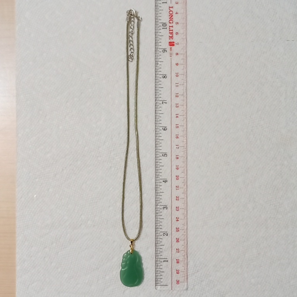 *3/$20* New Jade/Aventurine Gem Stone choker corded necklace pendant - Picture 7 of 9